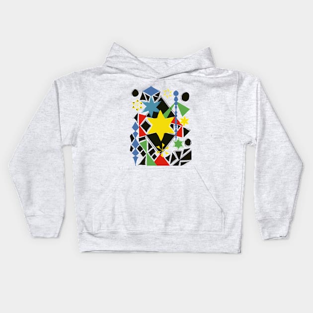 Primaries Kids Hoodie by bestree